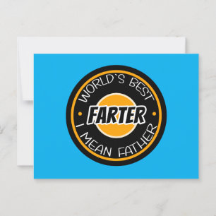 Carte Postale Meilleur Petard du Monde Je Veux Dire Papa