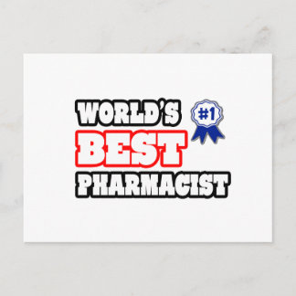 Carte Postale Meilleur pharmacien du monde
