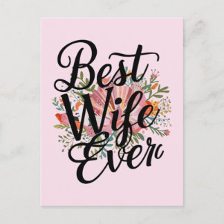 Carte Postale Meilleure épouse jamais 