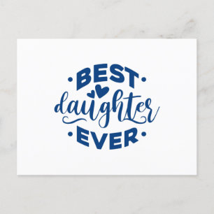 Carte Postale Meilleure fille jamais