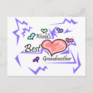 Carte Postale Meilleure grand-mère du monde