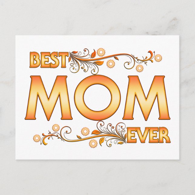 Carte Postale Meilleure maman jamais (Devant)