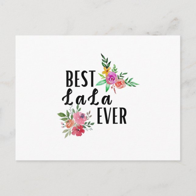 Carte Postale Meilleure Maman Lala Anniversaire (Devant)