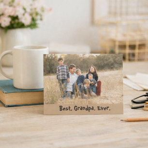 Carte Postale Meilleure photo de grand-père