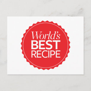 Carte Postale Meilleure recette du monde