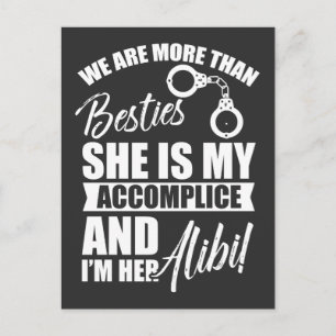 Carte Postale Meilleures copines de Bachelorette accomplices