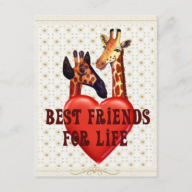 Carte Postale Meilleurs amis (Devant)
