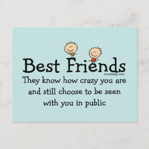 Carte Postale Meilleurs amis