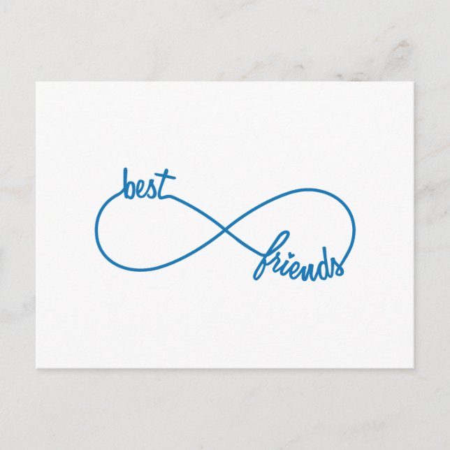Carte Postale Meilleurs amis pour toujours (Devant)