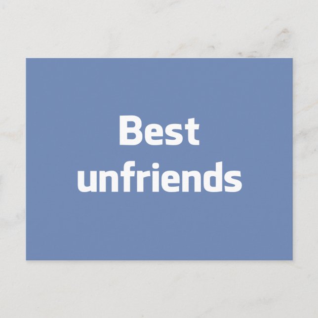 Carte Postale Meilleurs non-amis (Devant)