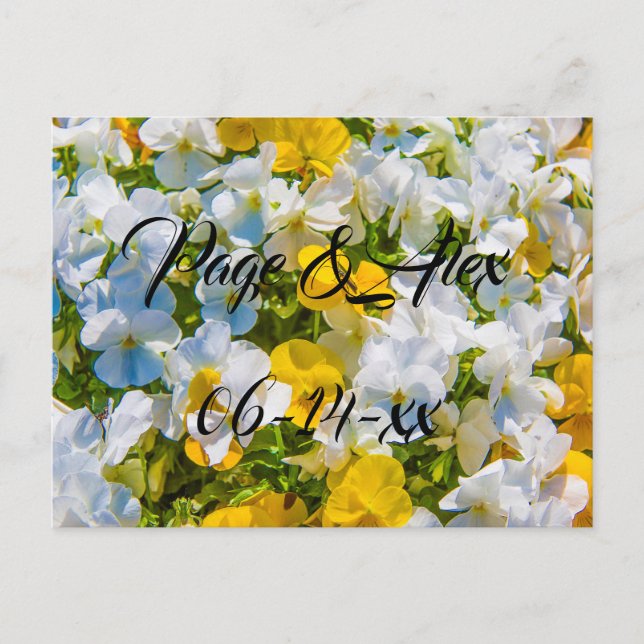 Carte Postale Meilleurs voeux Nouvelles mauvaises herbes Mariage (Devant)
