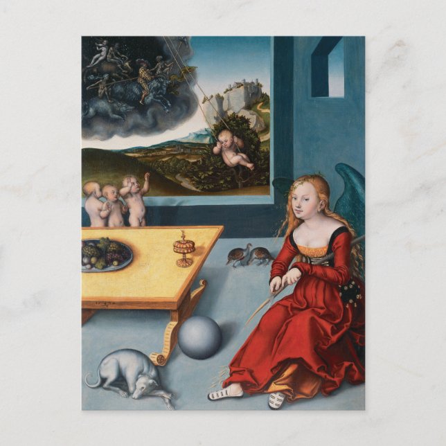 Carte Postale Melancholy par Lucas Cranach l'Ancien (Devant)