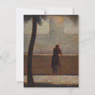 Carte Postale Mélancolique Georges Seurat Peinture Art