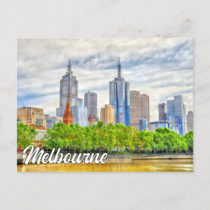 Carte Postale Melbourne, Australie