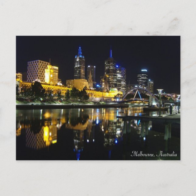 Carte Postale Melbourne, Australie (Devant)