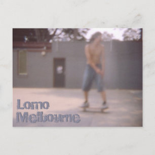 Carte Postale Melbourne Skateboarder Lomography