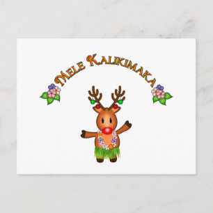 Carte Postale Mele Kalikimaka Deer