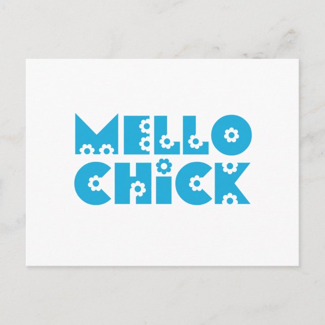 Carte Postale Mello Chick (Devant)