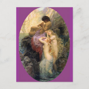 Carte Postale Melodie de mer - Herbert James Draper