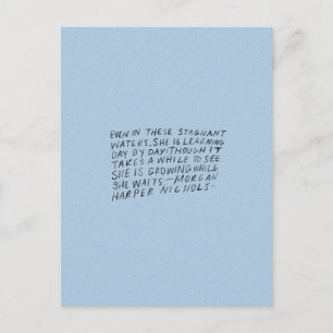 Carte Postale Même dans ces eaux stagnantes