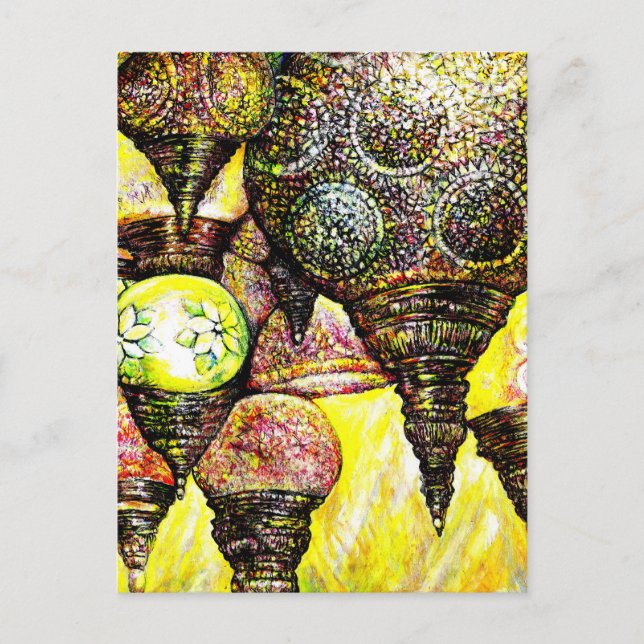 Carte Postale Même plus grande idée de couleur (Devant)