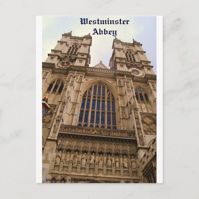 Carte Postale mémoire 2 254, Abbaye de Westminster, Photographie (Devant)