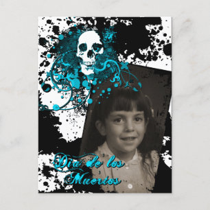 Carte Postale mémoire de dia de los muertos