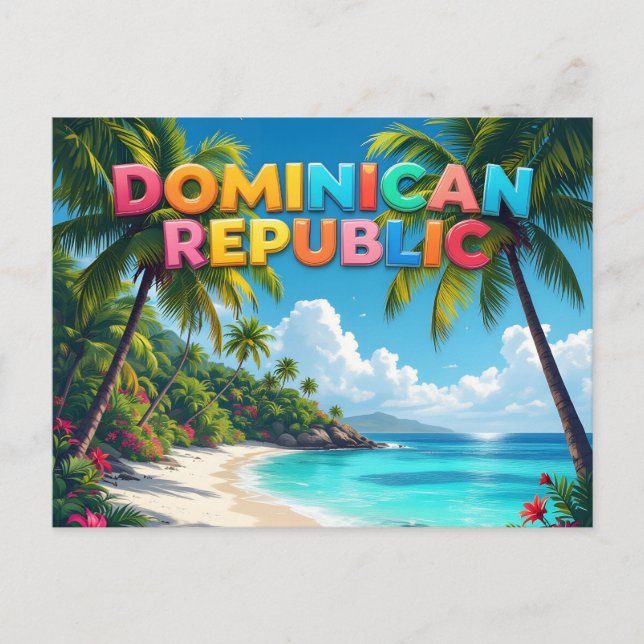 Carte Postale mémoire de République dominicaine (Devant)