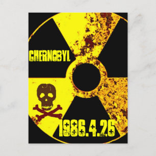 Carte Postale Mémorial anti-nucléaire de Tchernobyl