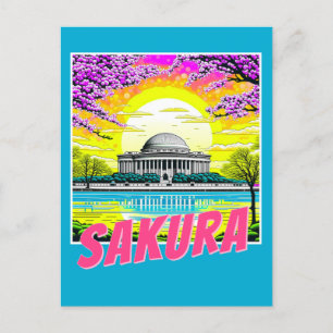 Carte Postale Mémorial Cherry Blossom Jefferson