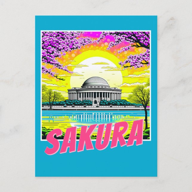 Carte Postale Mémorial Cherry Blossom Jefferson  (Devant)