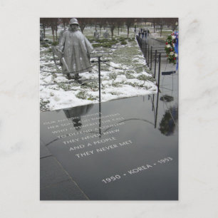 Carte Postale mémorial coréen