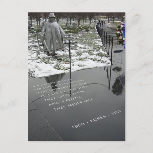 Carte Postale mémorial coréen (Devant)