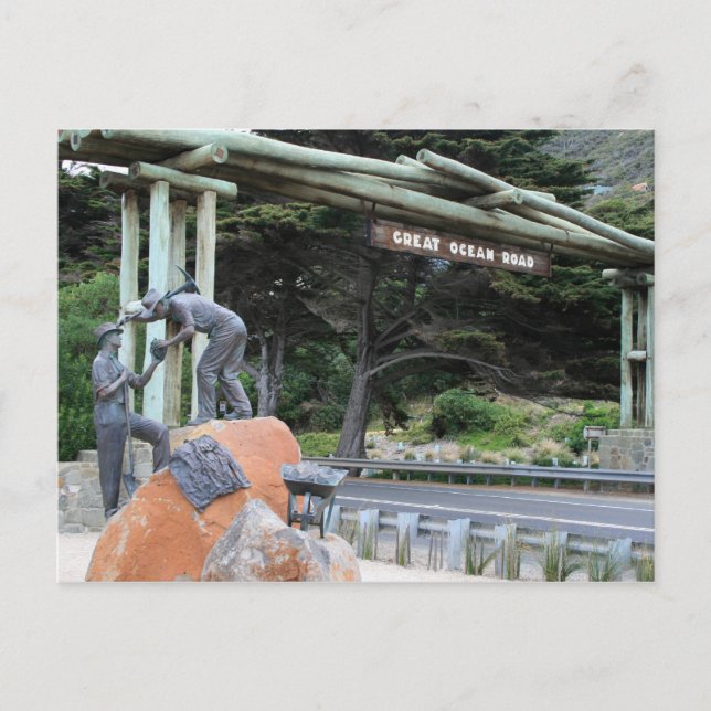 Carte Postale Mémorial de Great Ocean Road (Devant)