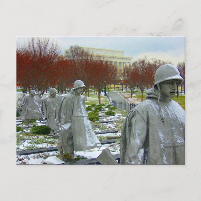 Carte Postale mémorial de guerre de corée (Devant)