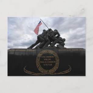 Carte Postale Mémorial de la Guerre des Marines des États-Unis