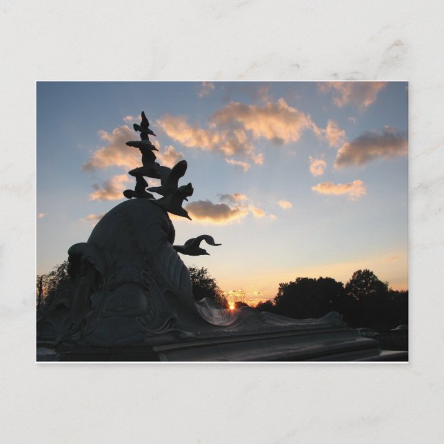 Carte Postale Mémorial de la marine marchande à Washington DC (Devant)