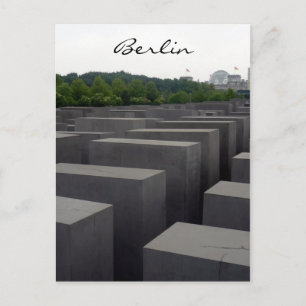Carte Postale mémorial de l'Holocauste à Berlin
