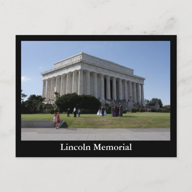 Carte Postale Mémorial de Lincoln (Devant)
