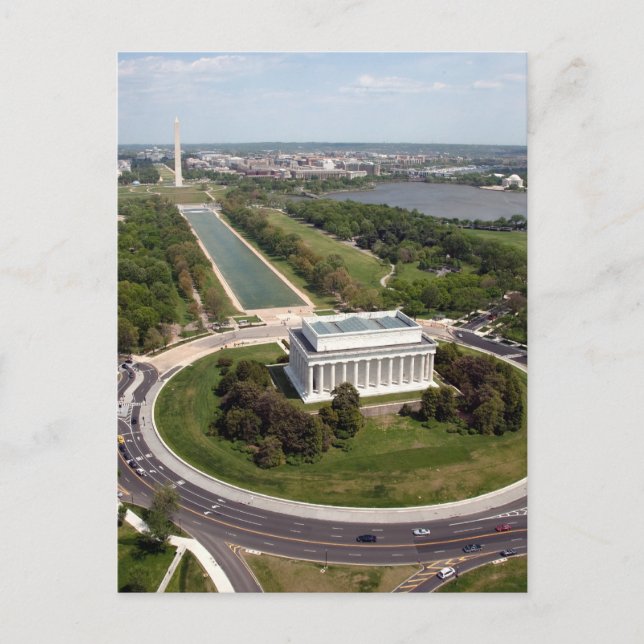 Carte Postale Mémorial de Lincoln (Devant)