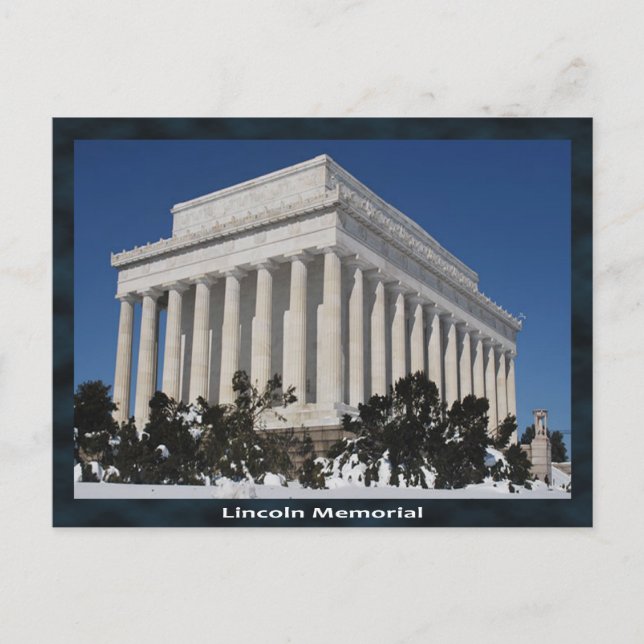 Carte Postale Mémorial de Lincoln (Devant)