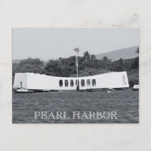 Carte Postale mémorial de l'USS Arizona