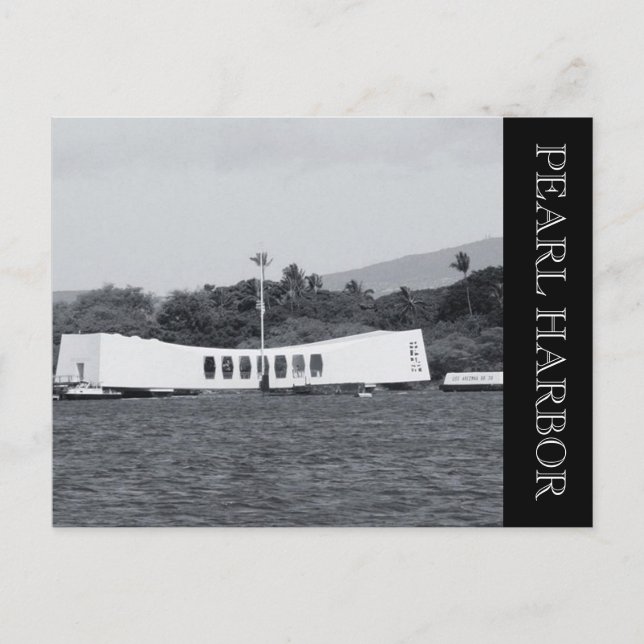 Carte Postale mémorial de pearl harbor (Devant)