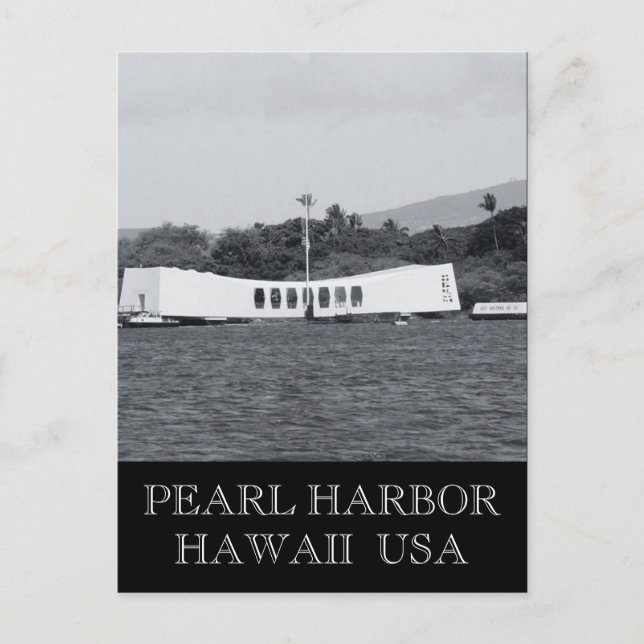 Carte Postale mémorial de pearl harbor hawaï (Devant)