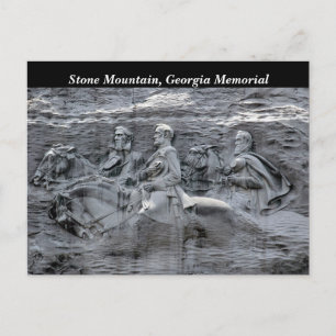 Carte Postale Mémorial de Stone Mountain Georgia Park
