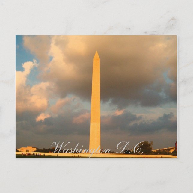 Carte Postale Memorial de Washington (Devant)