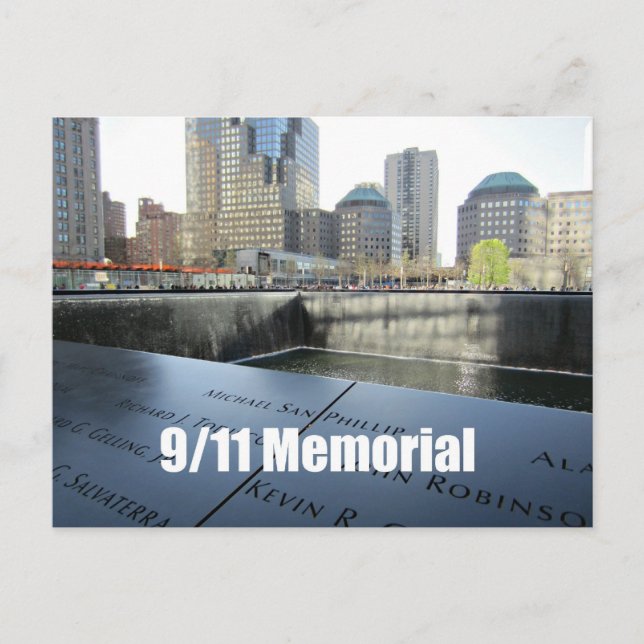 Carte Postale Mémorial du 11/09 (Devant)