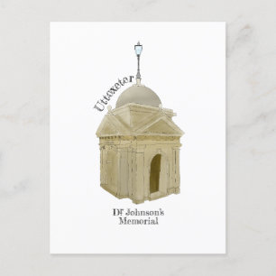 Carte Postale Mémorial du Dr Johnson à Uttoxeter