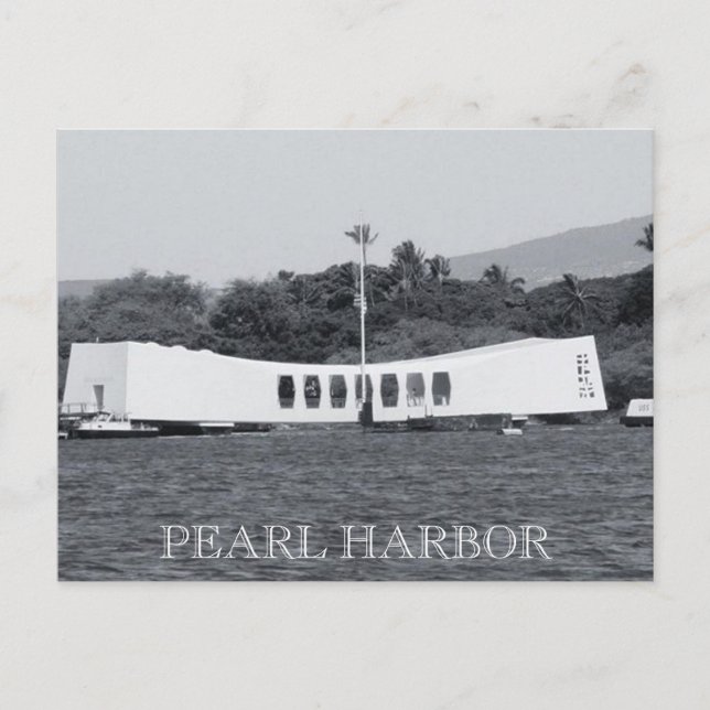 Carte Postale mémorial d'uss arizona (Devant)