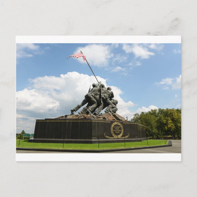 Carte Postale Mémorial Iwo Jima à Washington DC (Devant)